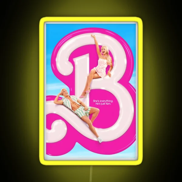 Barbie Movie 2023 RGB Neon Sign