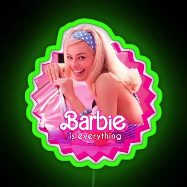 Barbie Movie Barbie Is Everything RGB Neon Sign