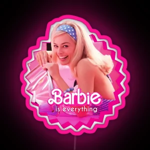 Barbie Movie Barbie Is Everything RGB Neon Sign