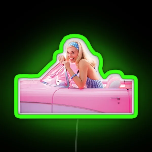 Barbie Movie Margot Robbie Led Posters And More RGB Neon Sign