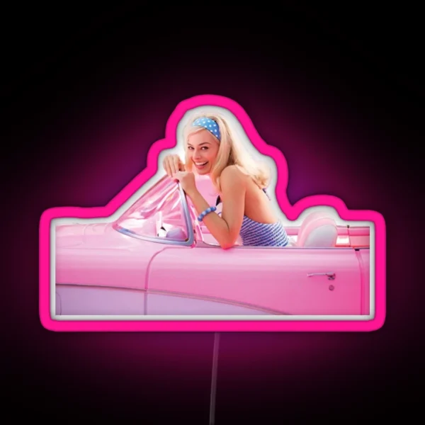 Barbie Movie Margot Robbie Led Posters And More RGB Neon Sign