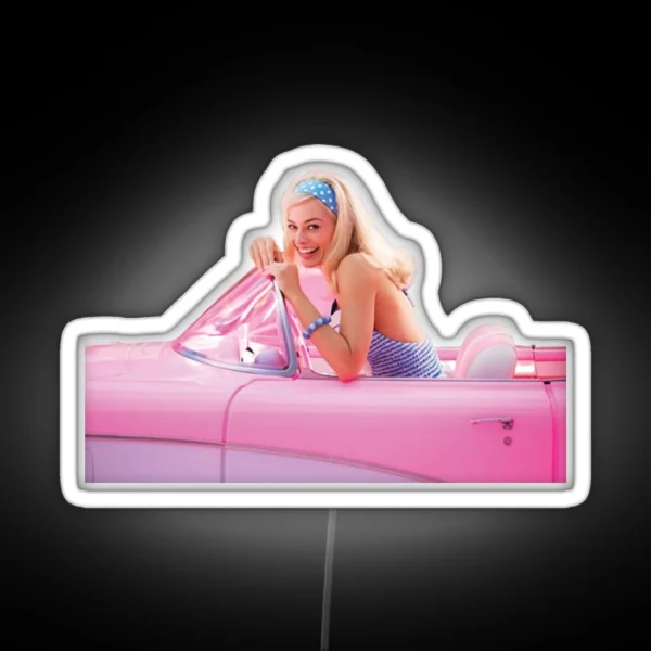 Barbie Movie Margot Robbie Led Posters And More RGB Neon Sign