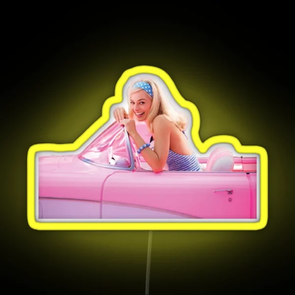 Barbie Movie Margot Robbie Led Posters And More RGB Neon Sign