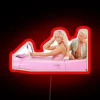 Glowing Neon Sign Inspired by Iconic Barbie Film Franchise