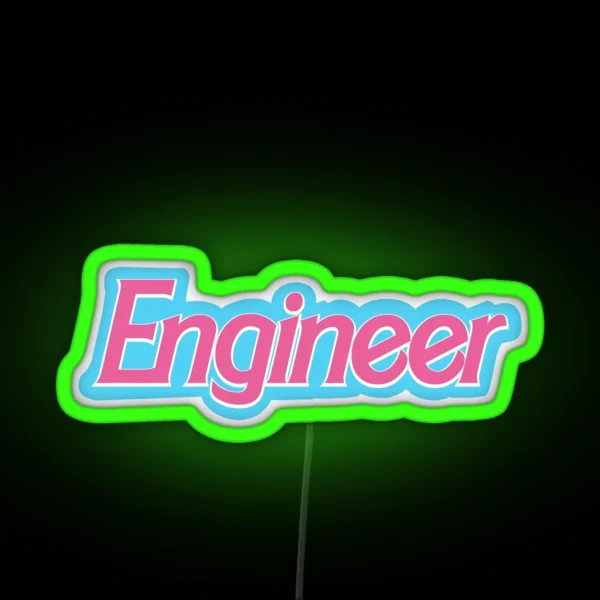 Barbiecore Engineer RGB Neon Sign