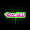 Barbiecore Inspired Heavy Metal Neon Sign with Programmable Color Accents