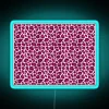 Pastel pink Barbiecore-inspired RGB neon lighting decoration for home interior.