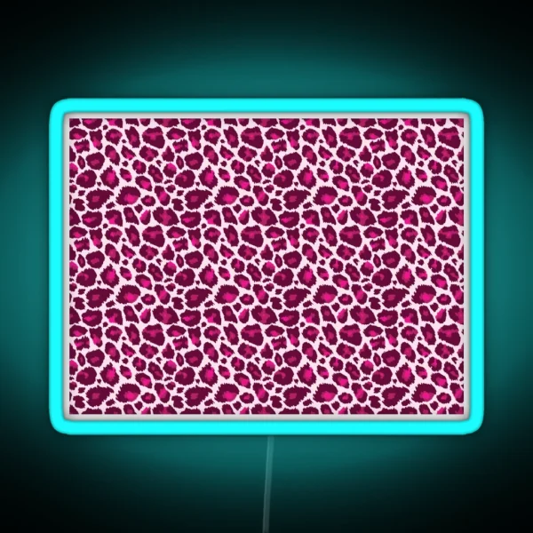 Barbiecore Jaguar In Pink RGB Neon Sign