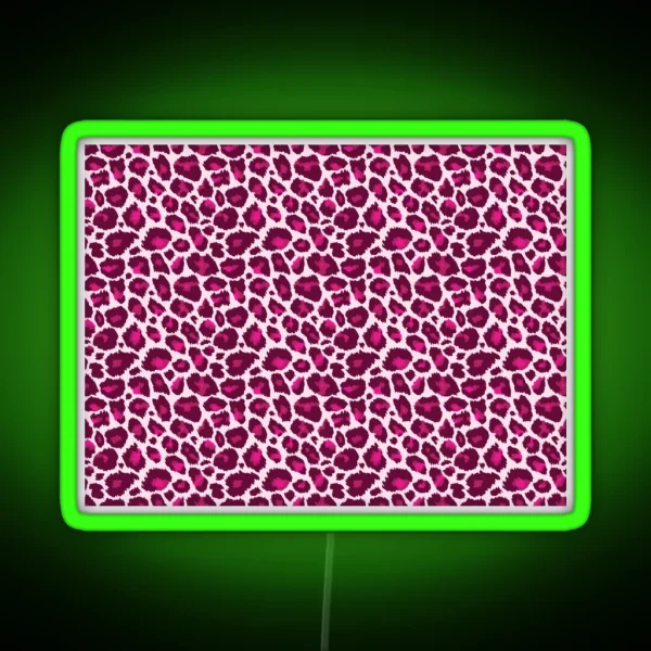 Barbiecore Jaguar In Pink RGB Neon Sign