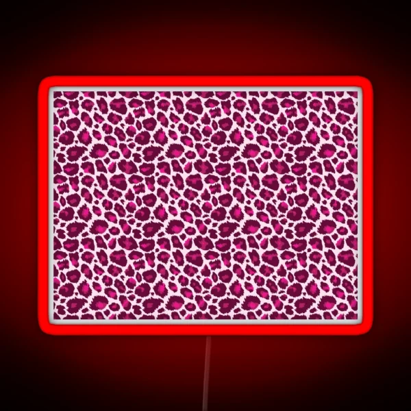 Barbiecore Jaguar In Pink RGB Neon Sign