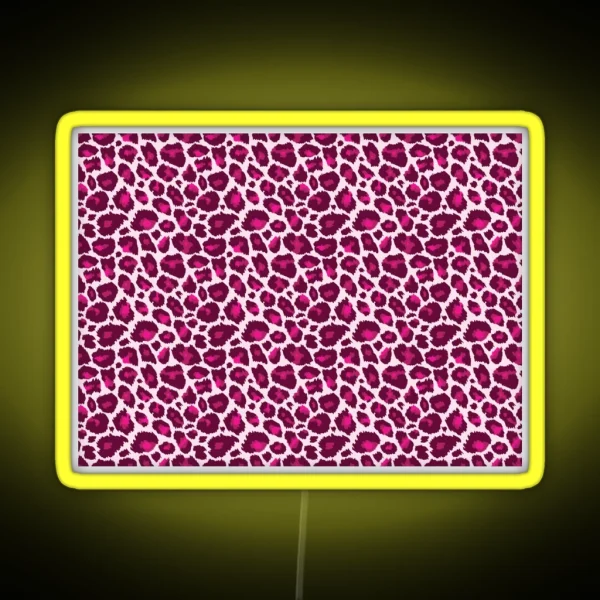 Barbiecore Jaguar In Pink RGB Neon Sign