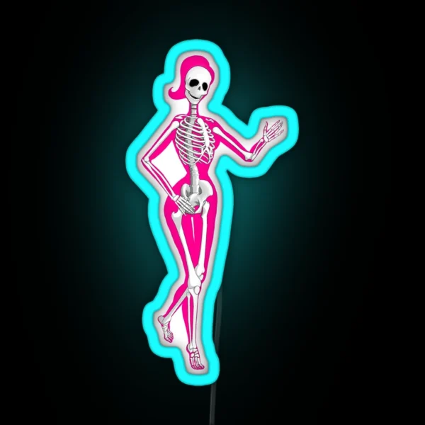 BARBIESKELLY Barbiecore Pink No Text RGB Neon Sign