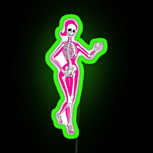 BARBIESKELLY Barbiecore Pink No Text RGB Neon Sign
