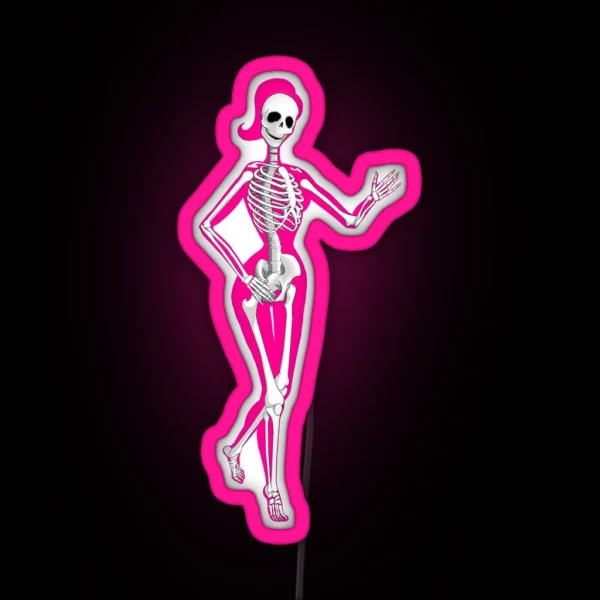 BARBIESKELLY Barbiecore Pink No Text RGB Neon Sign