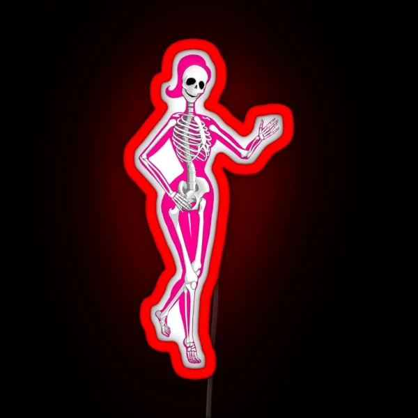 BARBIESKELLY Barbiecore Pink No Text RGB Neon Sign