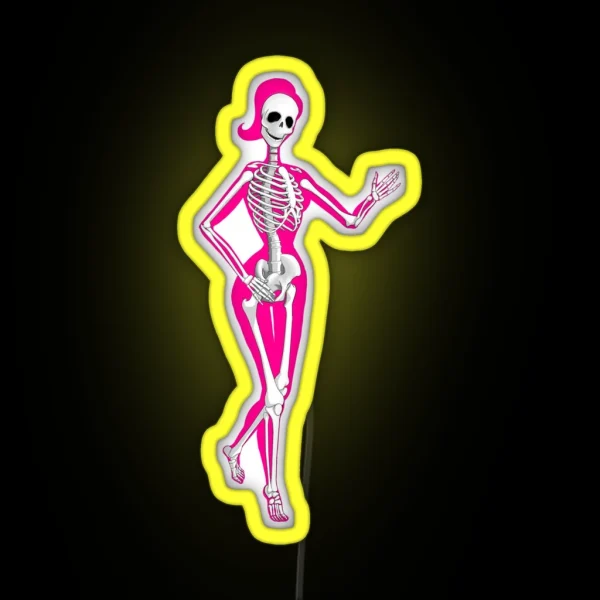 BARBIESKELLY Barbiecore Pink No Text RGB Neon Sign