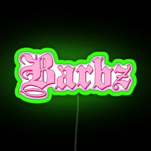 Barbz RGB Neon Sign
