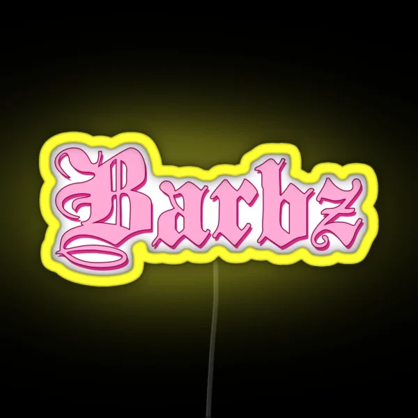 Barbz RGB Neon Sign