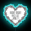 RGB Neon Light Up Decorative Sign with Humorous Janet Warning Message