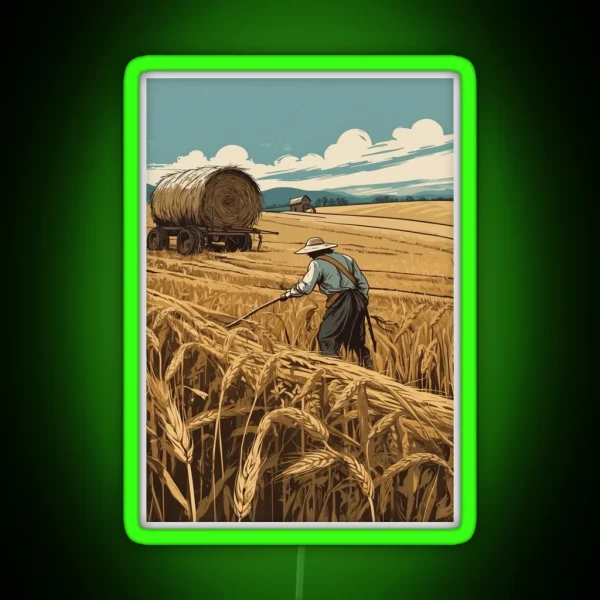 Barley Field RGB Neon Sign