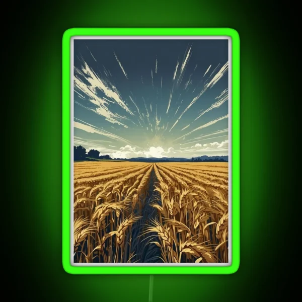 Barley Field RGB Neon Sign