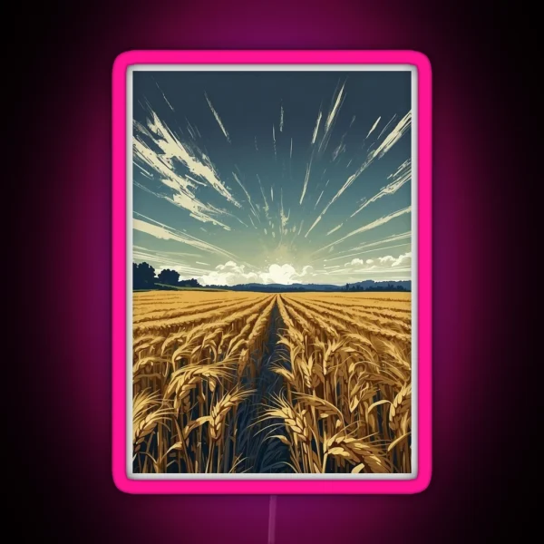 Barley Field RGB Neon Sign