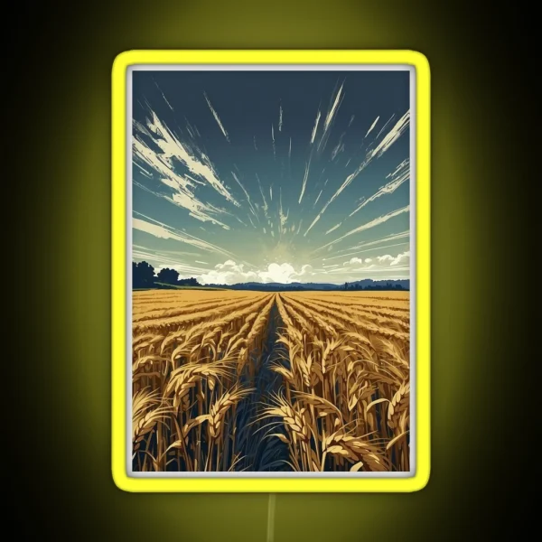 Barley Field RGB Neon Sign