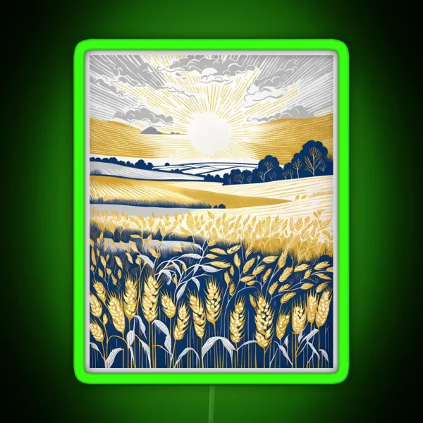 Barley Field RGB Neon Sign