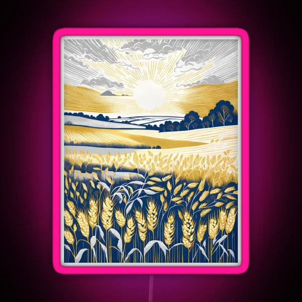 Barley Field RGB Neon Sign