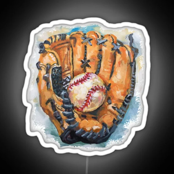 Baseball Glove RGB Neon Sign