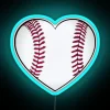 Baseball Fan's Dream Gift Personalized Heartbeat RGB Neon Sign Light