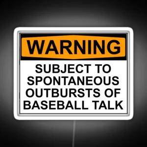 Baseball RGB Neon Sign