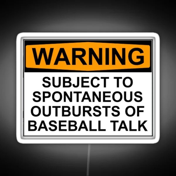 Baseball RGB Neon Sign