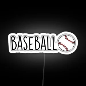 Baseball RGB Neon Sign