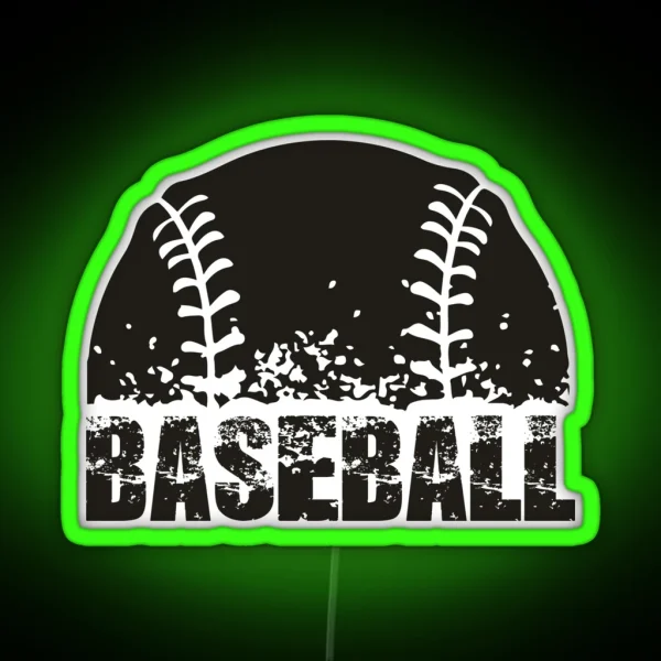 Baseball RGB Neon Sign