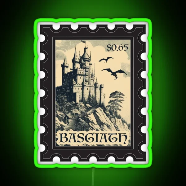 Basgiath Stamp RGB Neon Sign