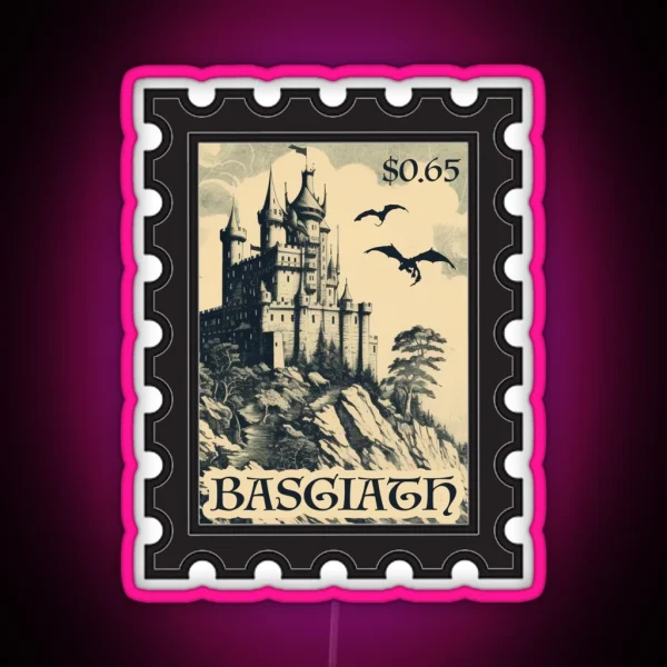 Basgiath Stamp RGB Neon Sign