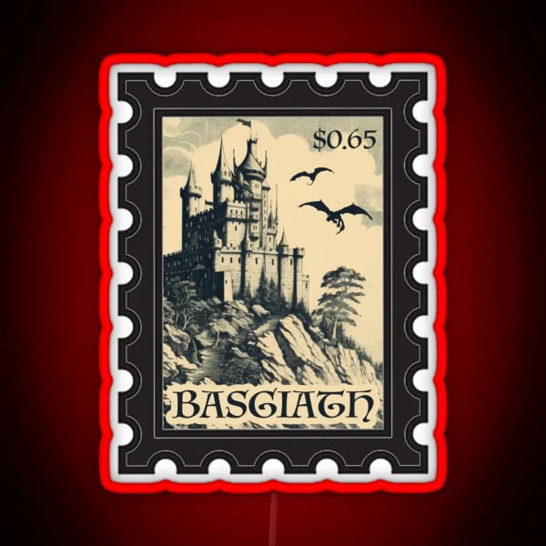 Basgiath Stamp RGB Neon Sign