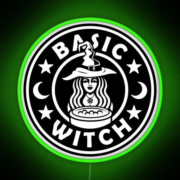 Basic Witch RGB Neon Sign