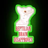 Unique Basilisk Lizard Design Neon Sign with RGB Color Scheme
