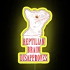 Eye-catching Reptile-Themed RGB Neon Sign Illuminates Dark Spaces with Style