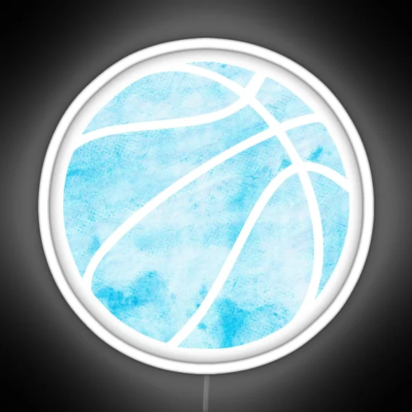 Basketball Blue RGB Neon Sign