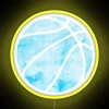 Neon Basketball Scoreboard Sign with Colorful RGB Lighting Effect Display