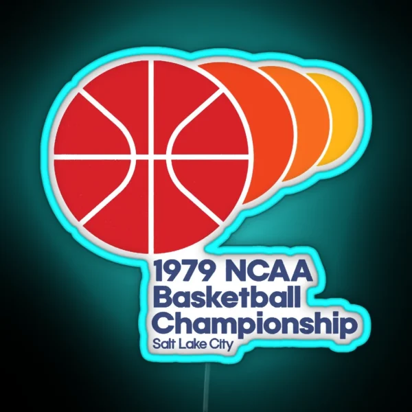 Basketball NCAA 1979 RGB Neon Sign