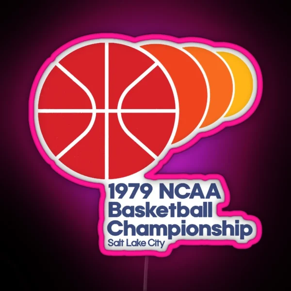 Basketball NCAA 1979 RGB Neon Sign