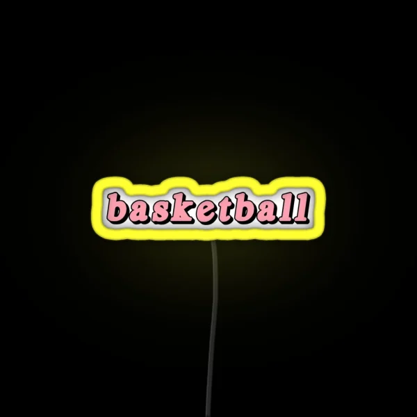 Basketball RGB Neon Sign