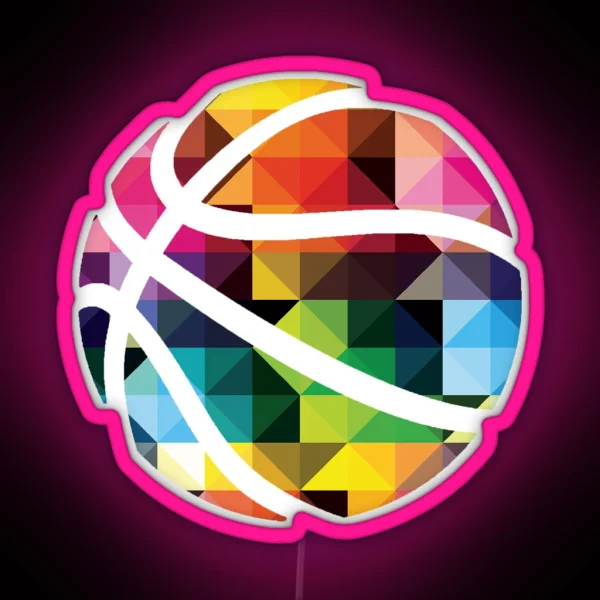 Basketball RGB Neon Sign