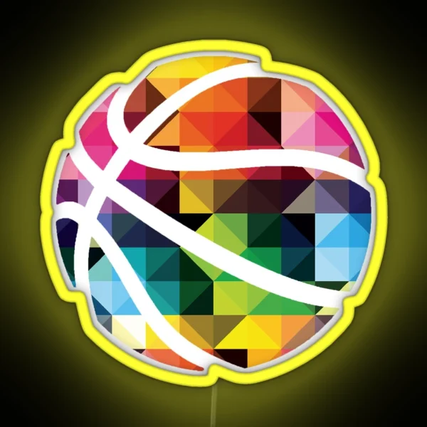 Basketball RGB Neon Sign