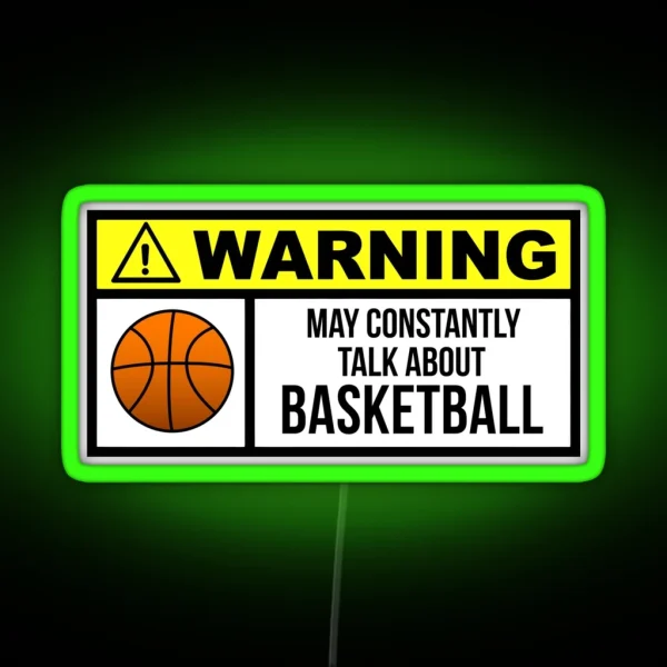 Basketball RGB Neon Sign