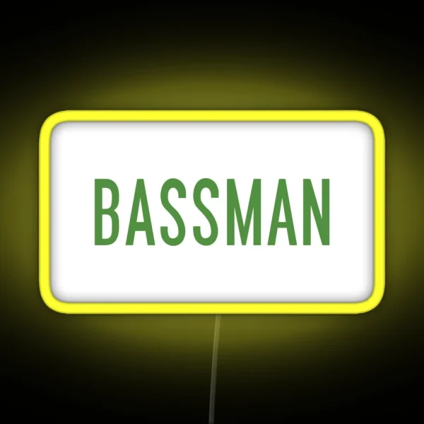 Bassman Led Green Paul Mccartney RGB Neon Sign
